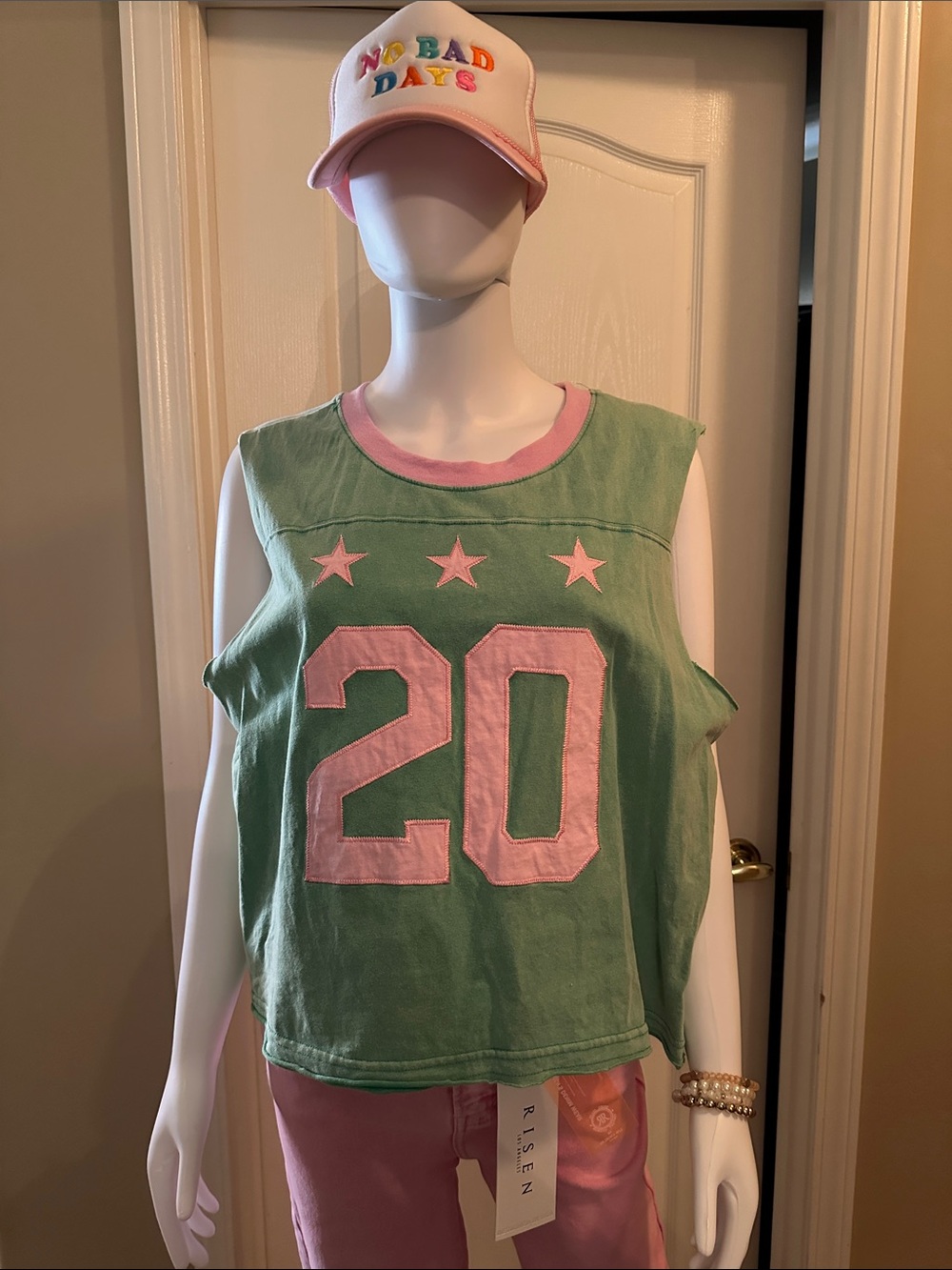 EE:SOME All Star #20 Tank Top Evergreen